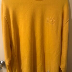 Nike Men's Vibrant Yellow Crewneck Sweater
